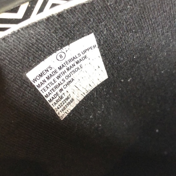 Missoni For Target Zig Zag Rainboots Black Cream 8 - Picture 3 of 9